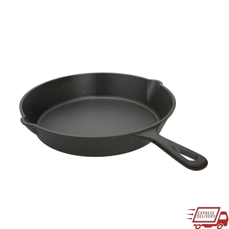 8-Inch Pre-Seasoned Cast Iron Skillet Oven Safe Nonstick Frying Pan Durable