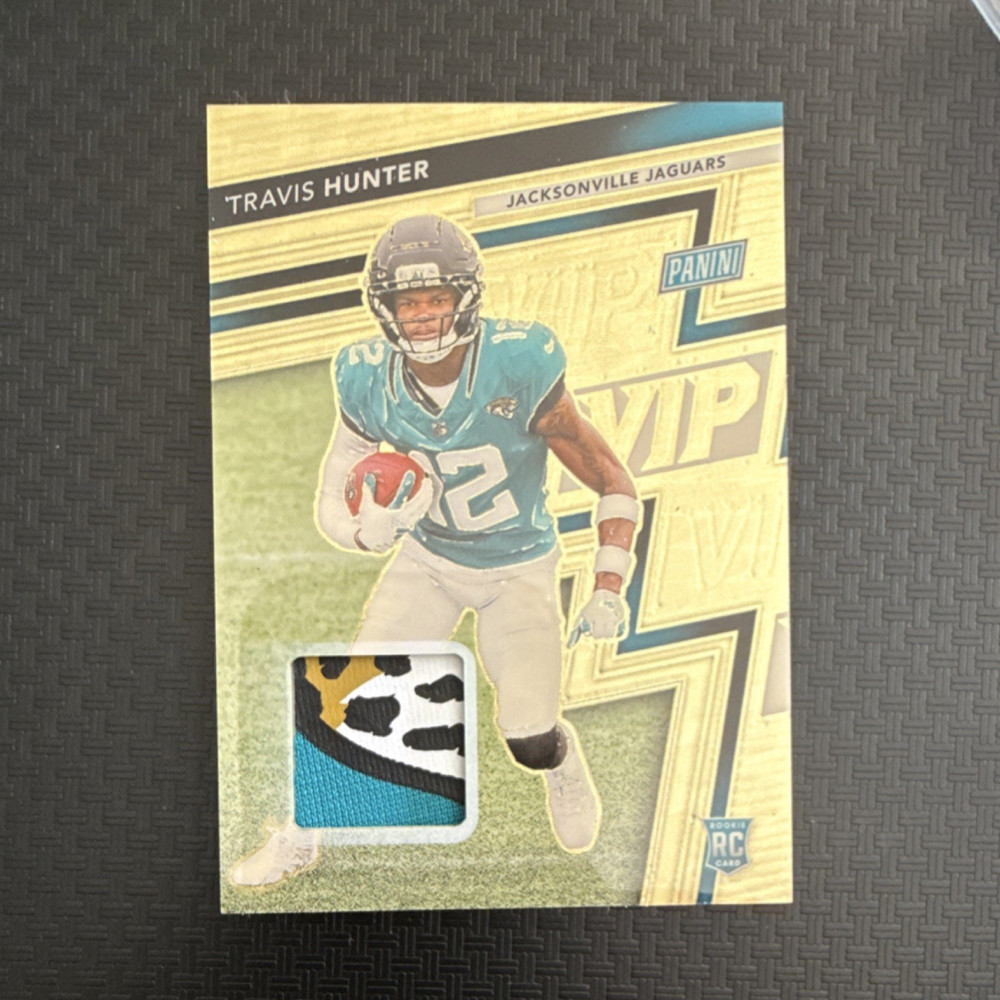 2025 Panini National Convention VIP Gold Pack Travis Hunter RC7 Rookie Jaguars