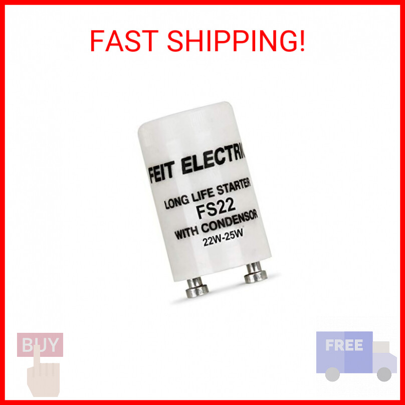 Feit Electric Fs22/10 Fluorescent Circleline Starter, 22-25 Watts (Pack of 10)