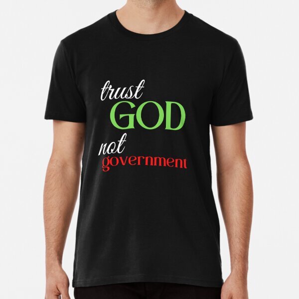 God's Will Over Government Short Sleeve Tee for Patriots S-5XL