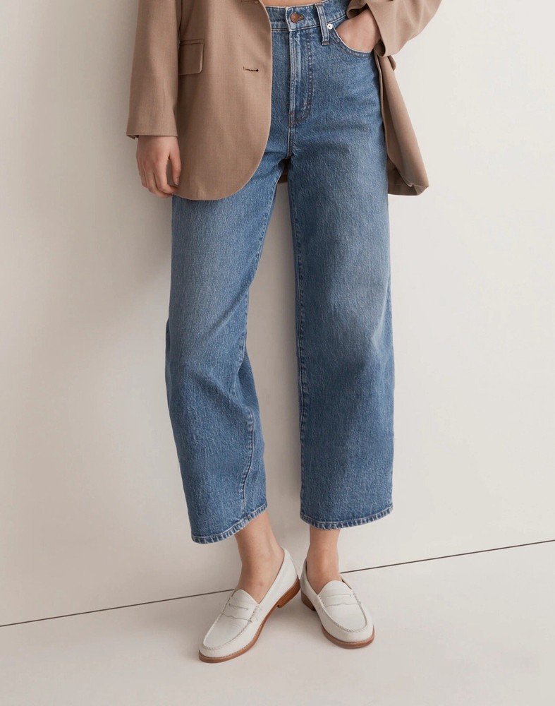 Madewell High Rise Vintage Wide Leg Jeans in Size 32 for Women