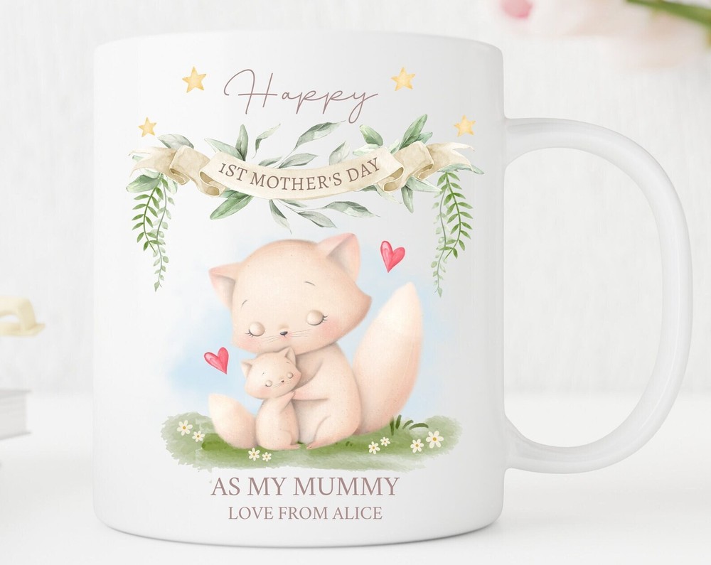 Personalized First Mother's Day Gift Mug for New Moms from Baby  