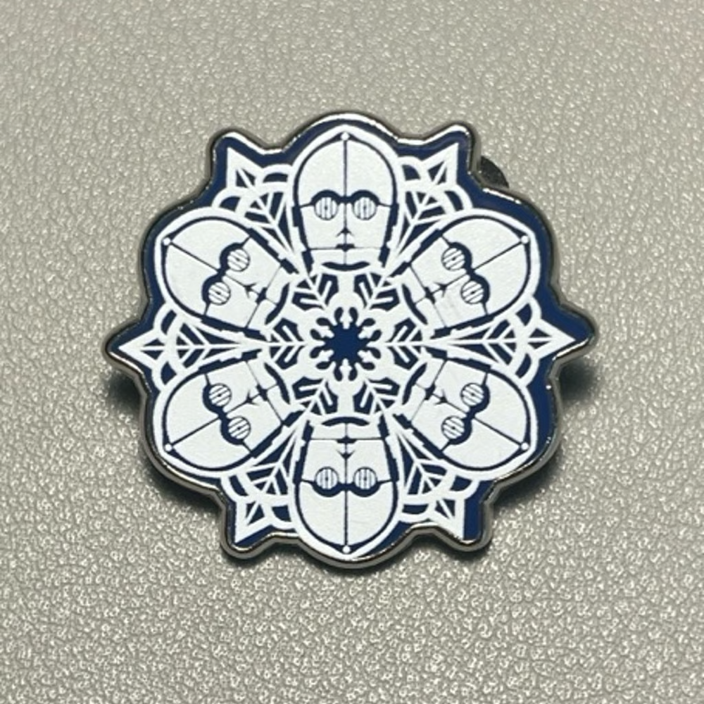 Disney Trading Pin 119149 Star Wars Snowflakes - C3PO