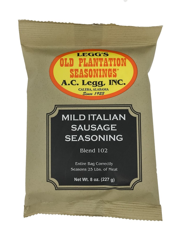 - Mild Italian Sausage Seasoning - 8 Ounce