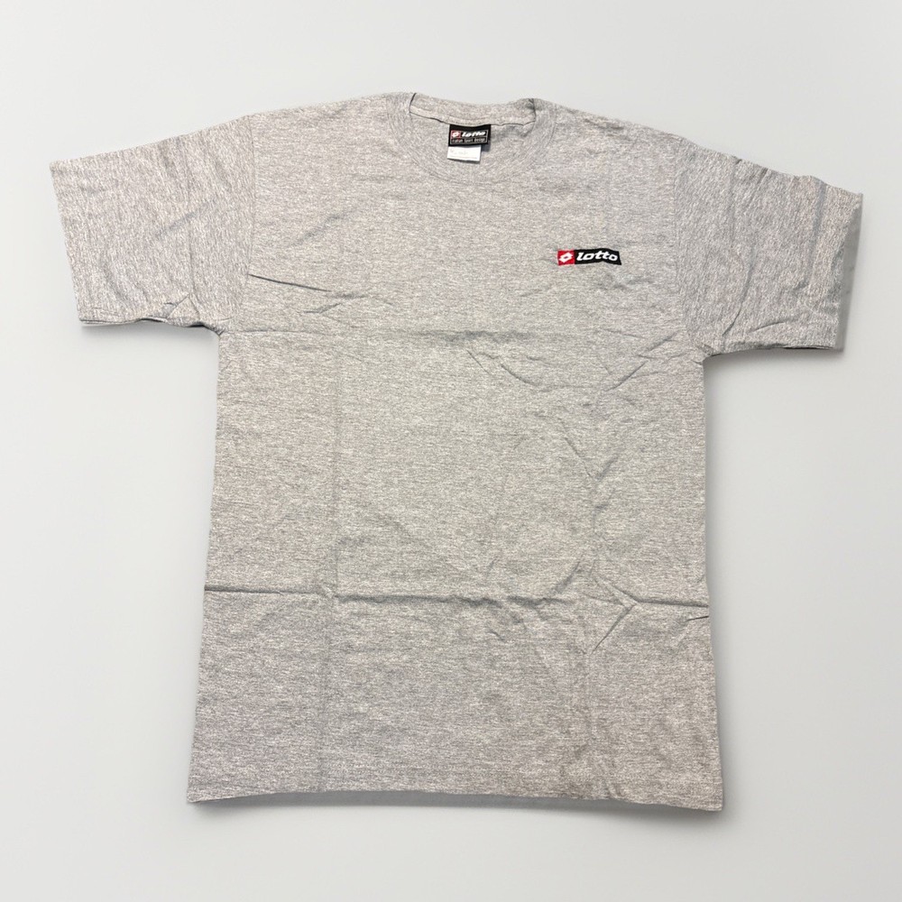 Vintage Lotto Italian Sport Gray T-Shirt Men’s Large NEW With Tags NOS