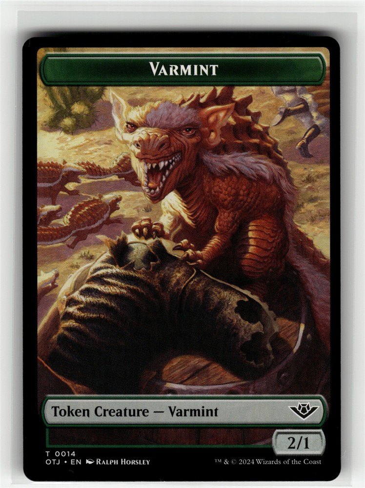 VARMINT TOKEN Outlaws of Thunder Junction #14 OTJ(NM+)(MTG)