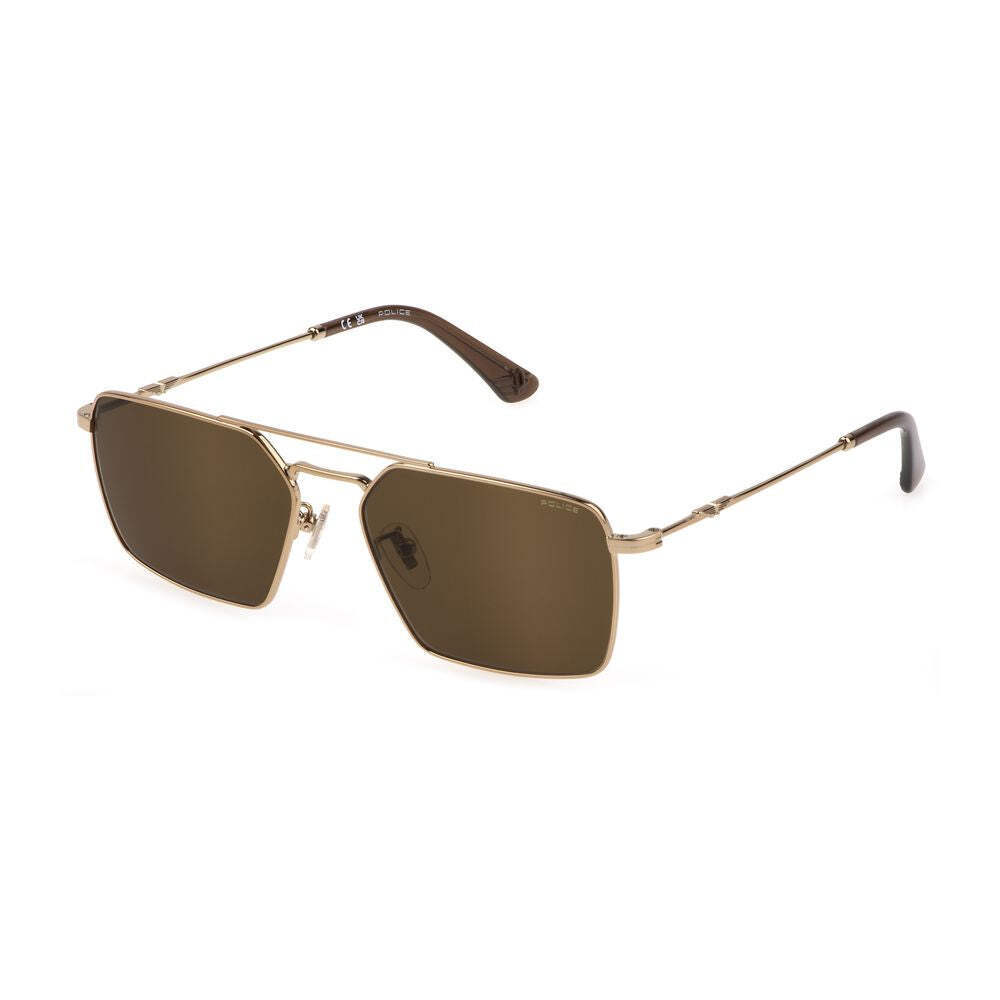 Stylish Police Gold Metal Sunglasses for Men and Women