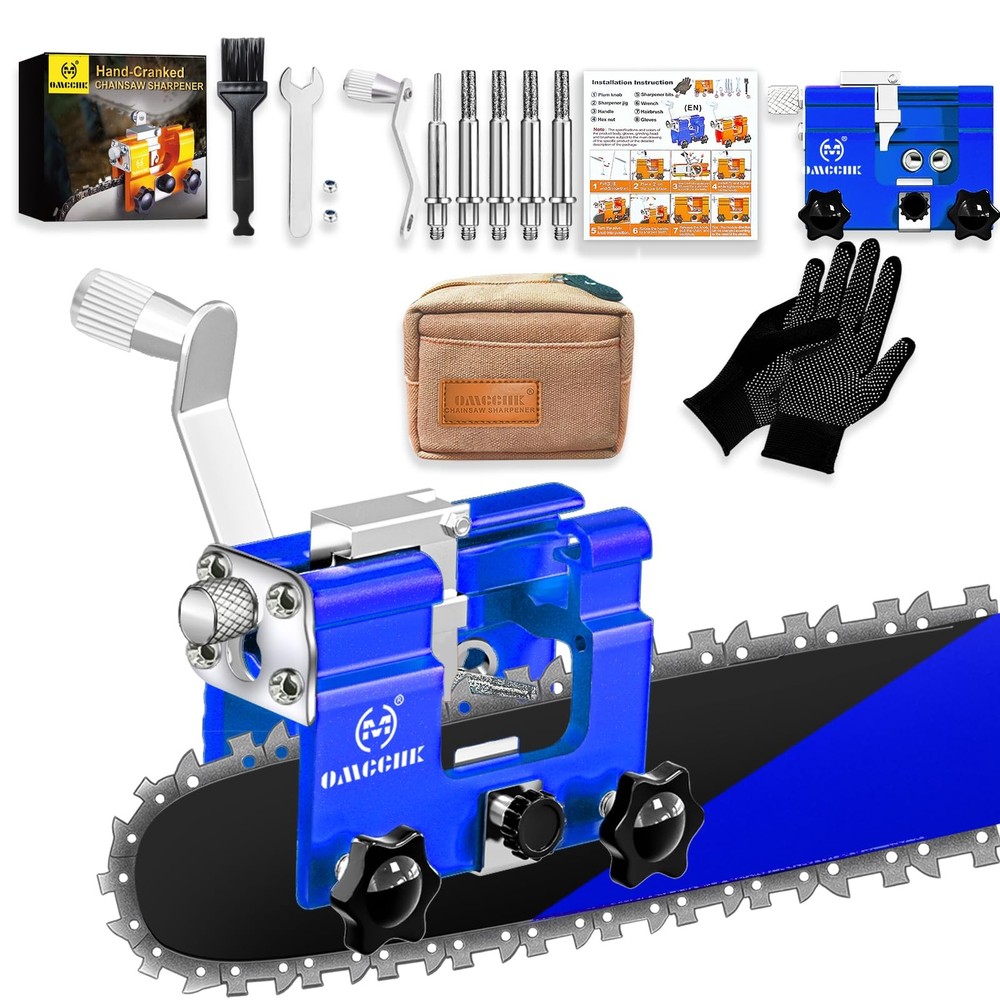 Professional Chainsaw Sharpener Kit with Portable Carry Bag for Easy Sharpening
