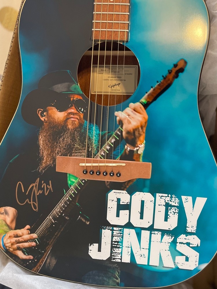 Signed Cody Jinks Limited Edition Guitar w/ COA - Autographed Mint Condition LE 30