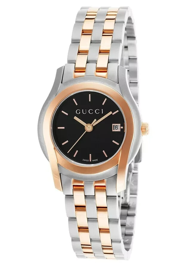 Gucci G-Timeless Black Dial Stainless Steel Watch for Women YA055531 $1075