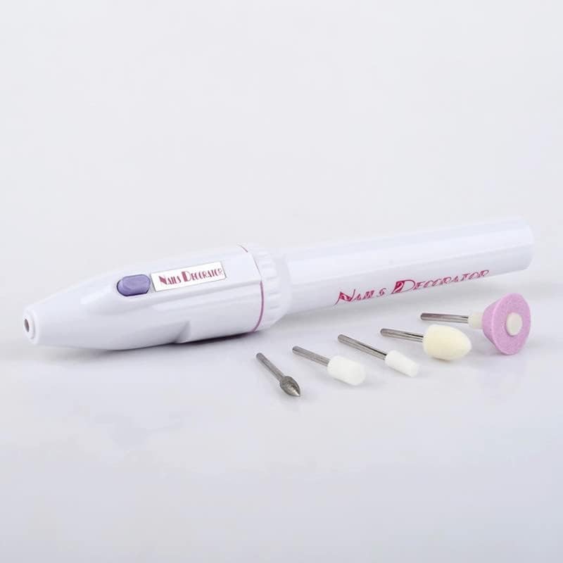 Manicure Professional Electric Nail Cutter File Set Pedicure with White