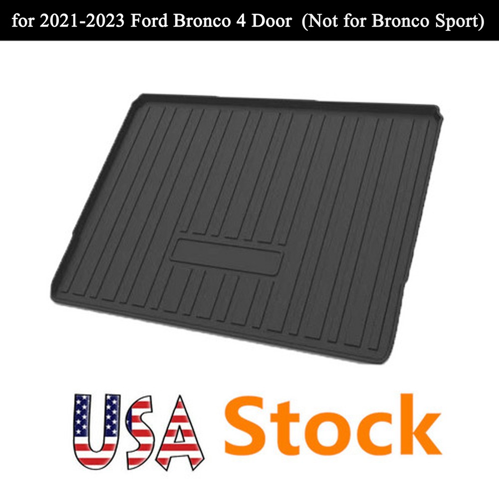 Durable Cargo Trunk Liner Carpet Mat for 2021-2023 Ford Bronco 4-Door