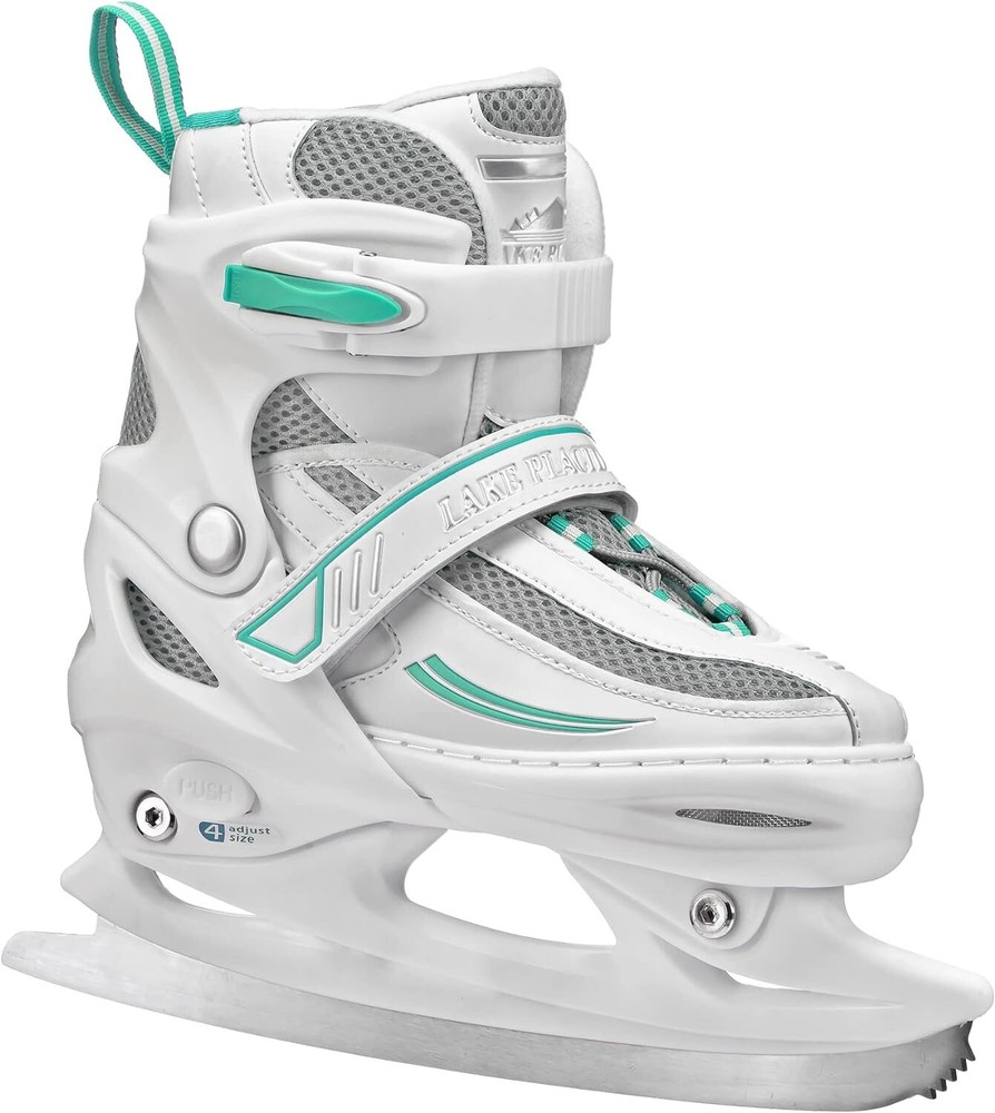 Lake Placid Summit Adjustable Ice Skates boys or girls kids Size J10- J13 NEW