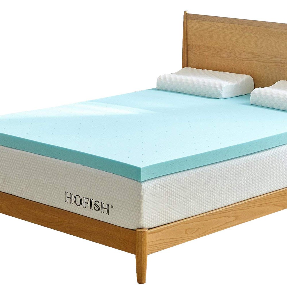 3 Inches Gel Infused Memory Foam Mattress Topper-Twin