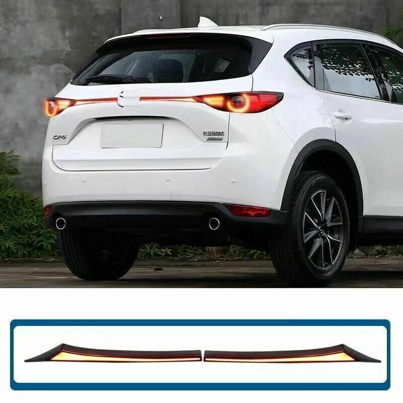 For Mazda CX-5 CX5 2017-2022 Car LED Rear Fog Lamp Brake Light Reflector