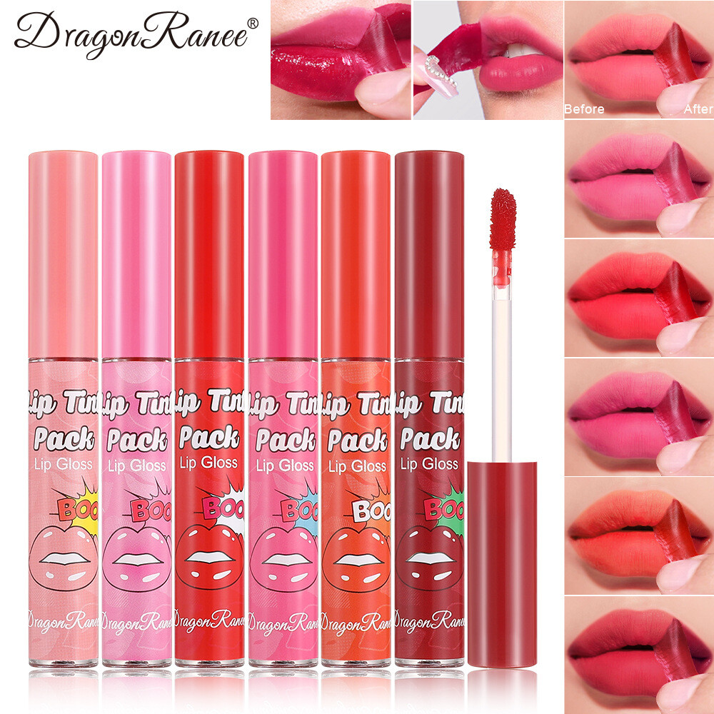 Peel-Off Hydrating Tinted Lip Gloss Moisturizing Non-Sticky Lip Stain
