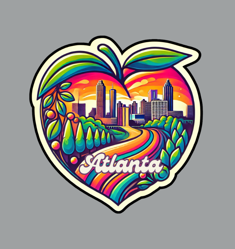 Atlanta Georgia Souvenir Fridge Magnet Travel Gift