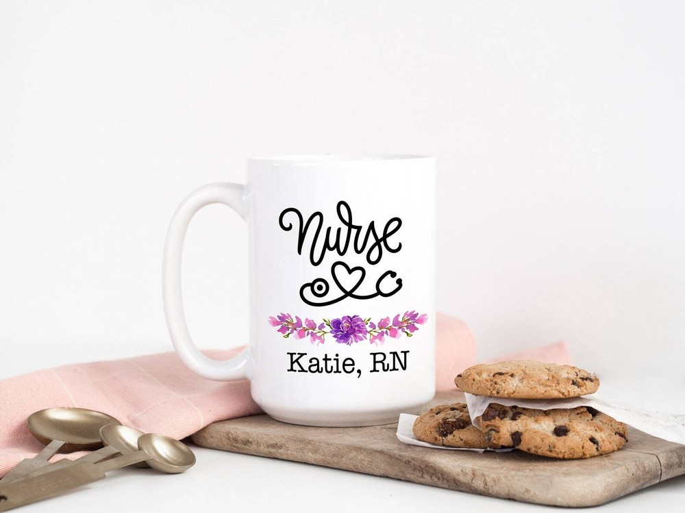 Personalized Nurse Coffee Mug Custom Nurse Gift Nursing School Cup Personalized