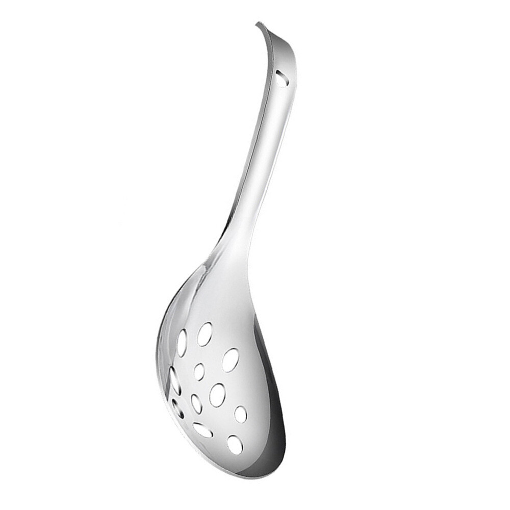 Stainless Steel Skimmer Spoon Bar Utensil Rice Paddle for Catering Cocktails