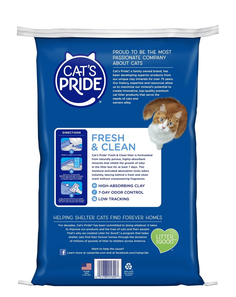 Natural Scented Non-Clumping Cat Litter in 20lb Bag