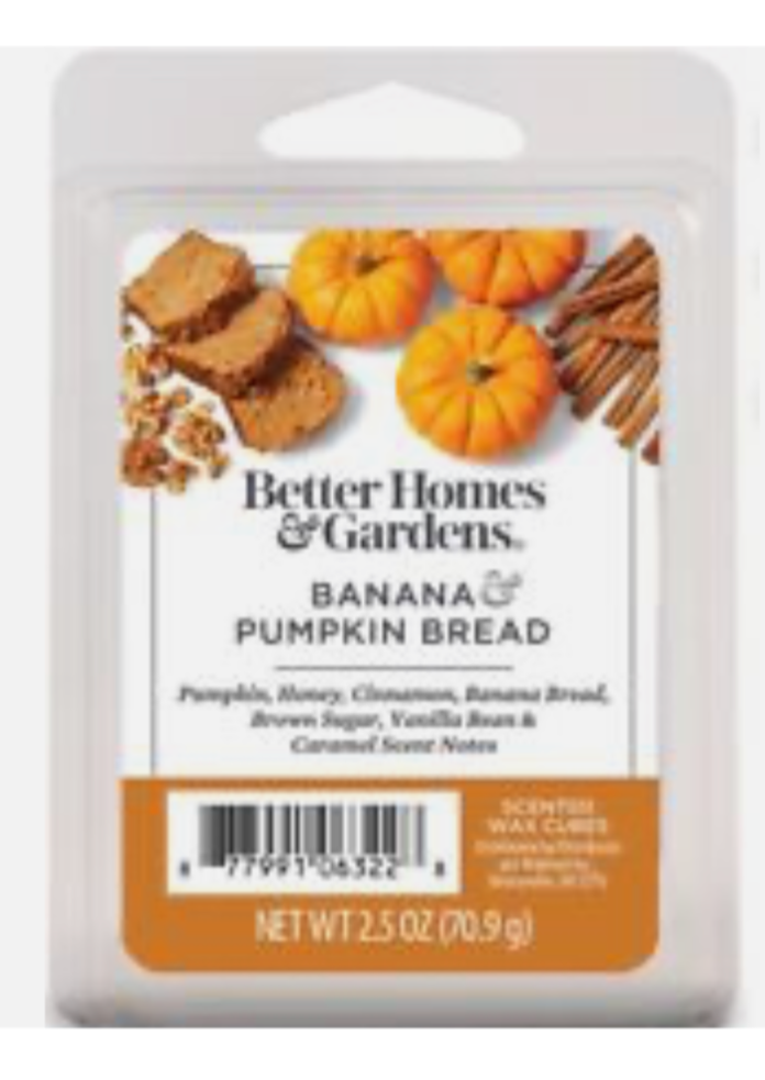 Better Homes and Gardens Banana Bread  Wax Melts