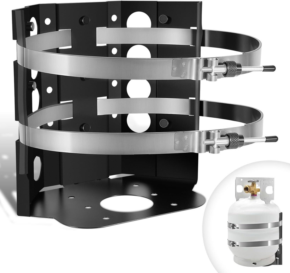 Replace for BKT-2290 20 lb BBQ Propane Tank Holder for Truck Bed, Car, RV, Boat