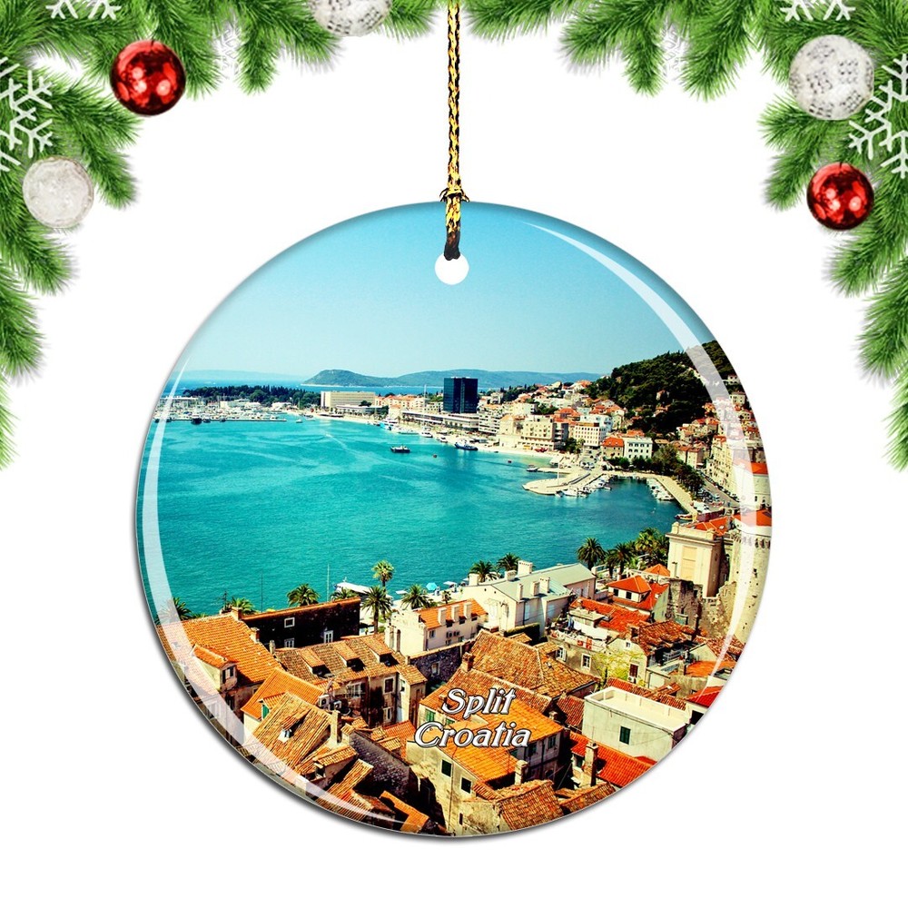 Croatia Hvar Island Marjan Park Split Christmas ornament city travel souvenir