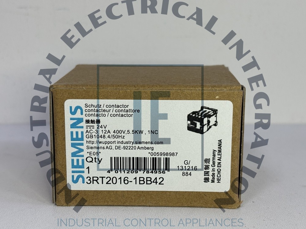1PCS Brand New In Box Siemens 3RT2016-1BB42 Contactor 3RT2 016-1BB42 #G