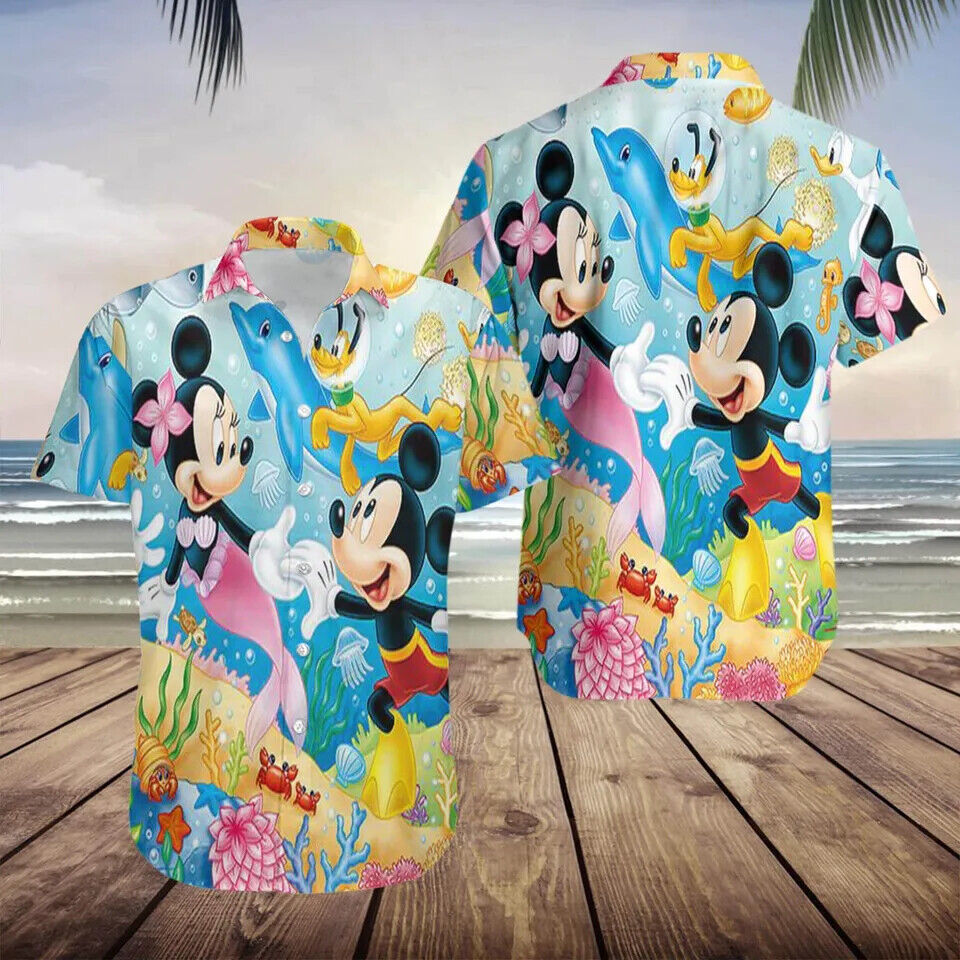 Disney 3D HAWAII SHIRT Mother Day Gift All Over Print Best Price Us Size