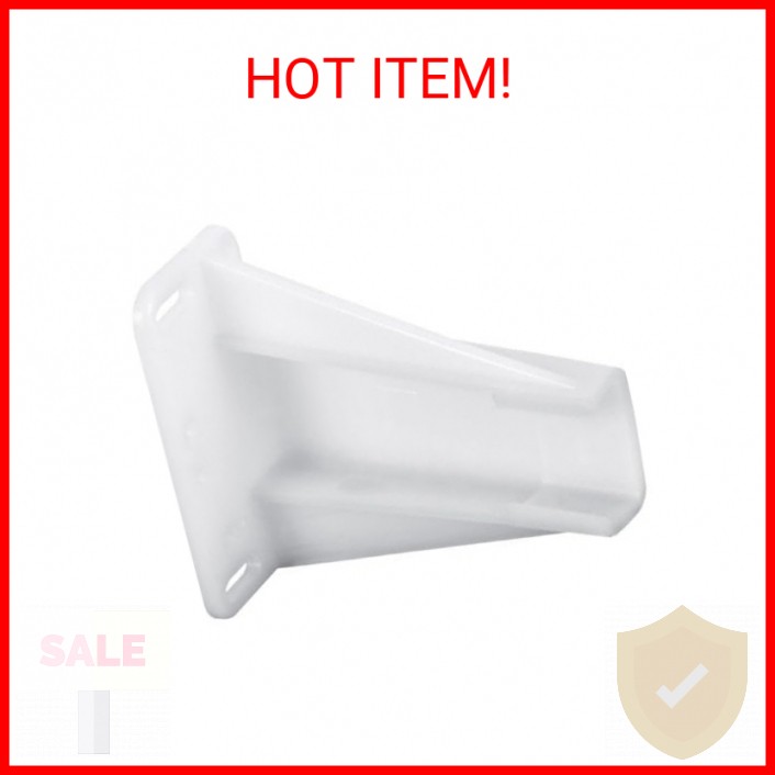 Slide-Co 221694 White Plastic Drawer Track Back Socket Single Pack