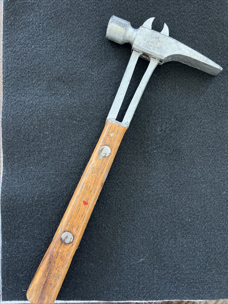 RARE ANTIQUE GILFILLAN CRATE HAMMER UNIQUE NAIL PULLER