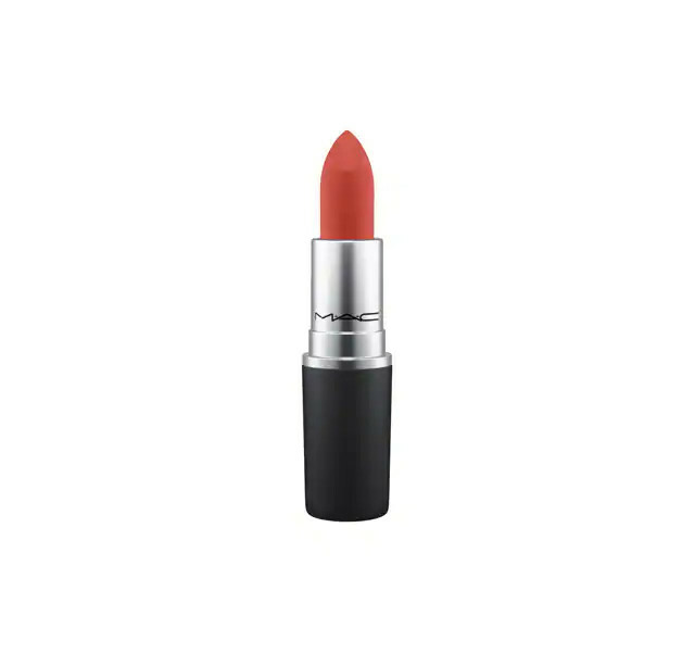 MAC Powder Kiss Lipstick 916 Devoted To Chili 0.1oz Moisture Matte