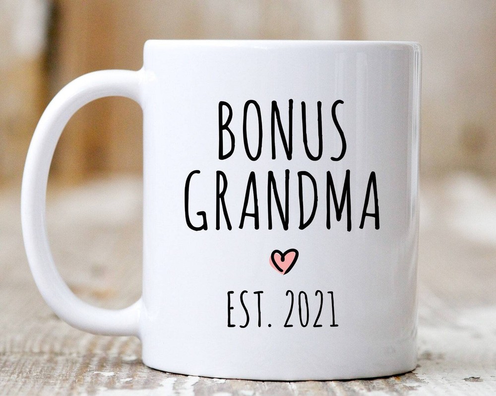 Personalized New Grandma Gift Mug For Birthdays or Stepmoms  