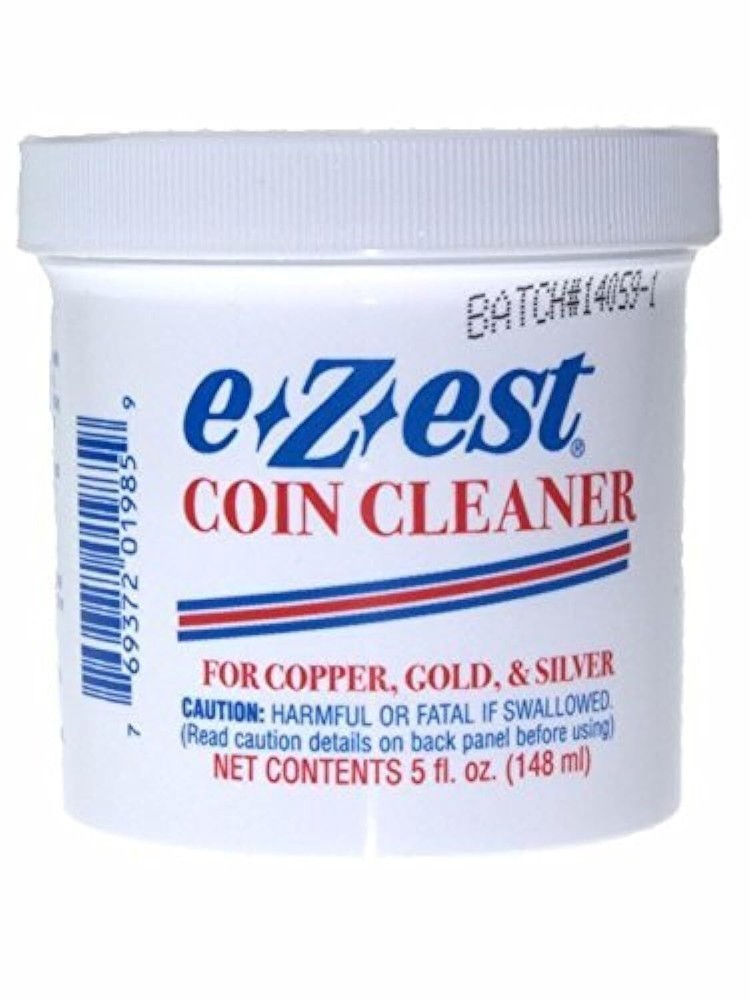 5oz e-Z-est Gold Silver Copper Coin Cleaner Solution
