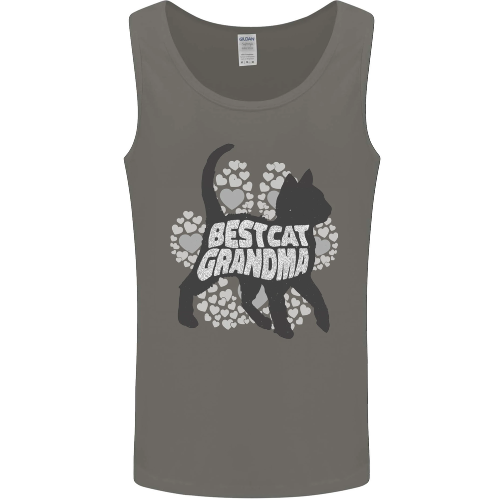 Best Cat Grandma Mens Vest Tank Top