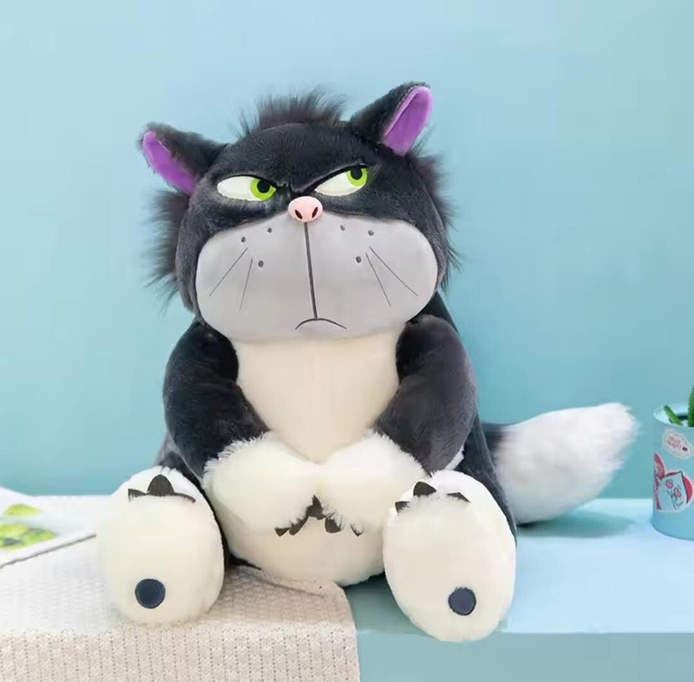 Funny Lucifer Cat Plush Toy - Bad Cat Pillow Doll, Birthday Gift for Girls