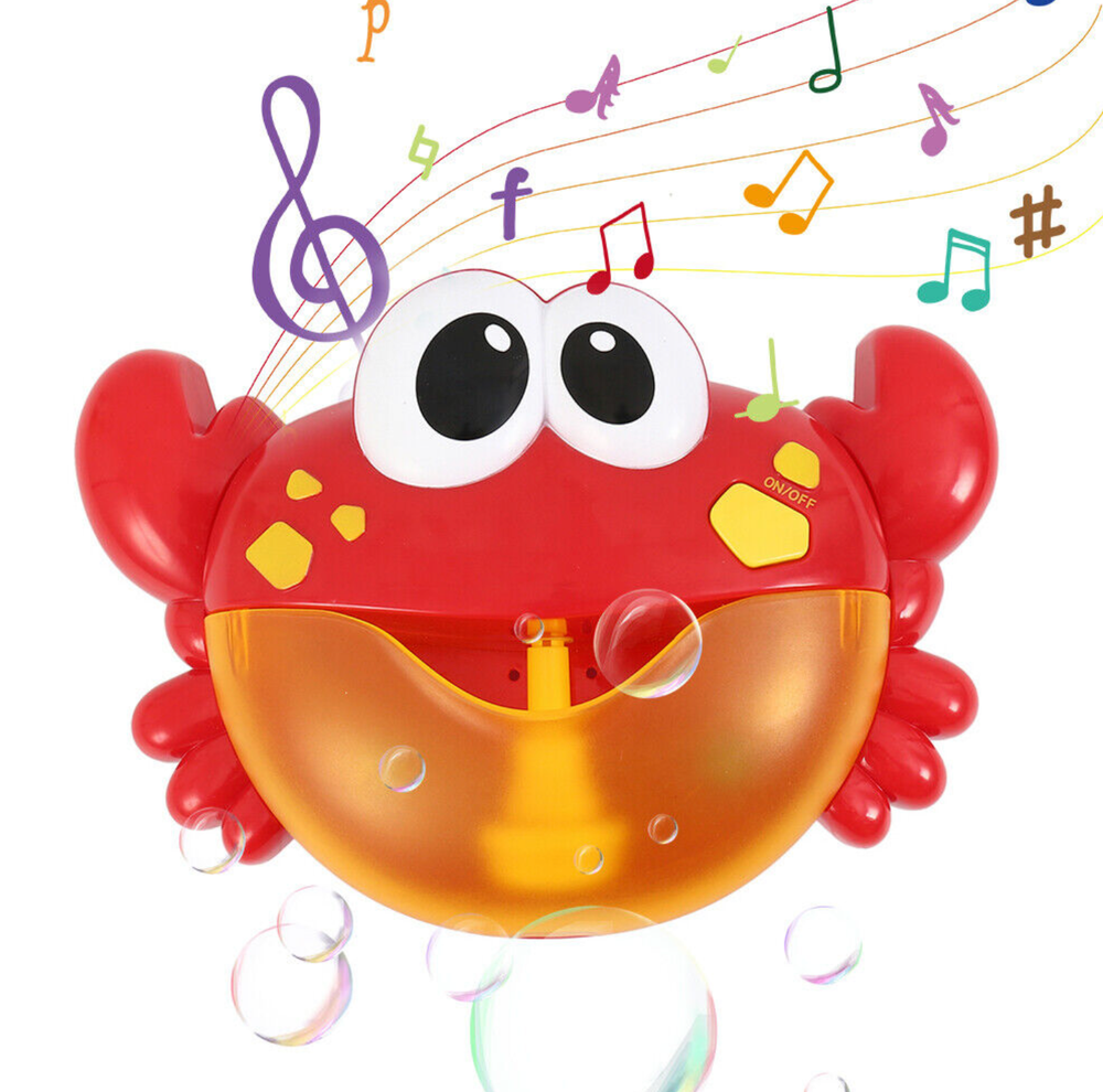 Crab Bubble Bath Maker for Bathtub, Toddler Bubble Maker for Bath Tub, Toy