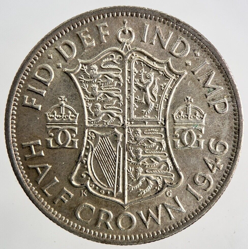 1946 George VI Silver Half-Crown Coin in Exceptional High Grade Condition