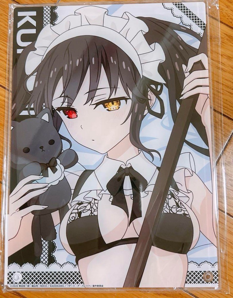 Date A Bullet Acrylic Panel Kurumi Tokisaki Lingerie Maid Kujikore Prize 1