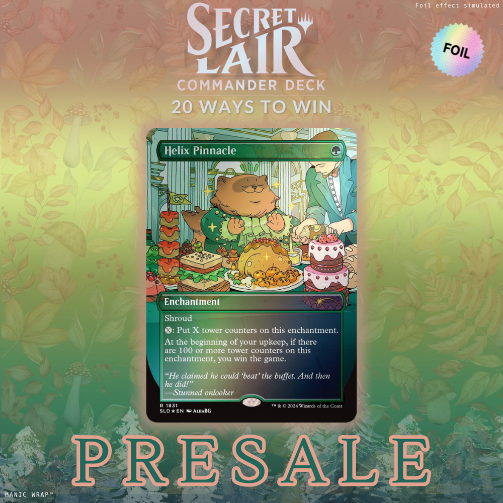 PRESALE Helix Pinnacle #1831 🌈FOIL - MTG SECRET LAIR Commander 20 Ways to Win-image