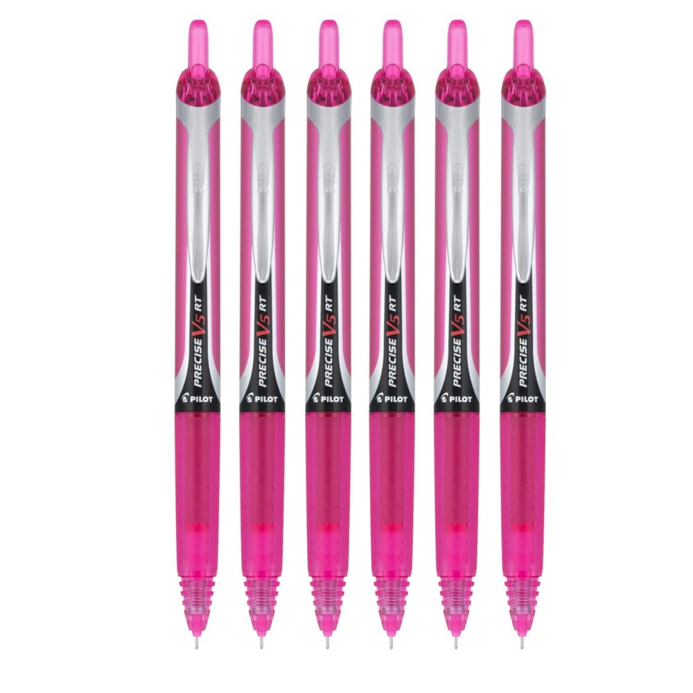 Pilot Precise V5 RT Refillable & Retractable Liquid Ink Rolling Ball Pens, Ex...