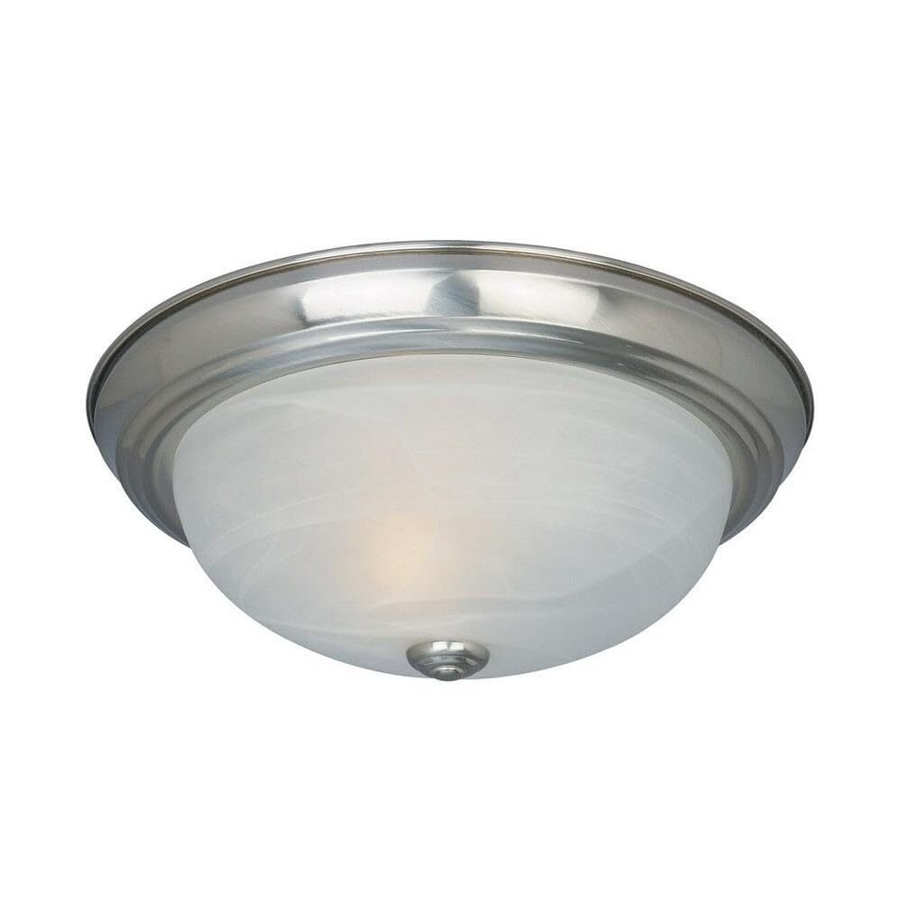 2-Light Flush Mount Ceiling Light, 11 Inch Lighting Fixture for Kitchen, Bedr...