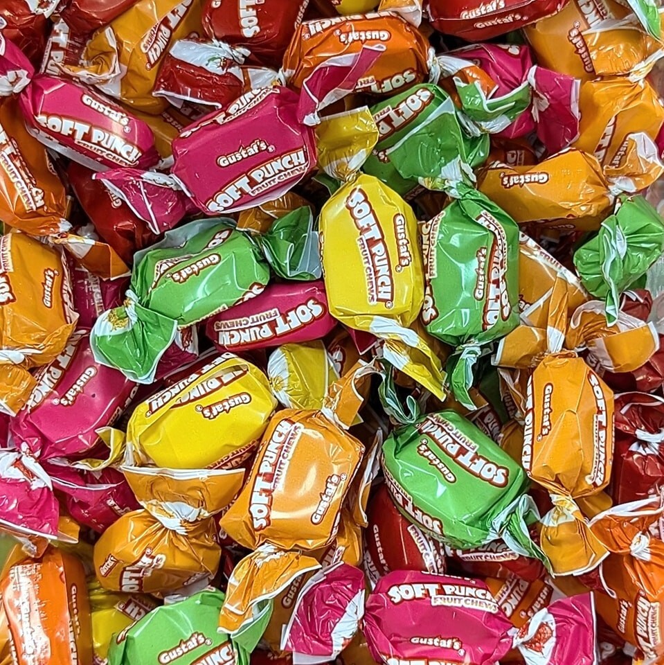 Gustafs Assorted Soft Punch Chews - Bulk - Choose Sizes