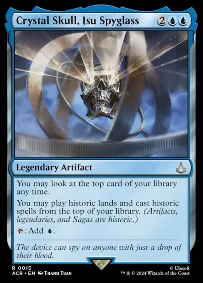 MTG Assassins Creed Isu Spyglass 15/324 Crystal Skull Card NM