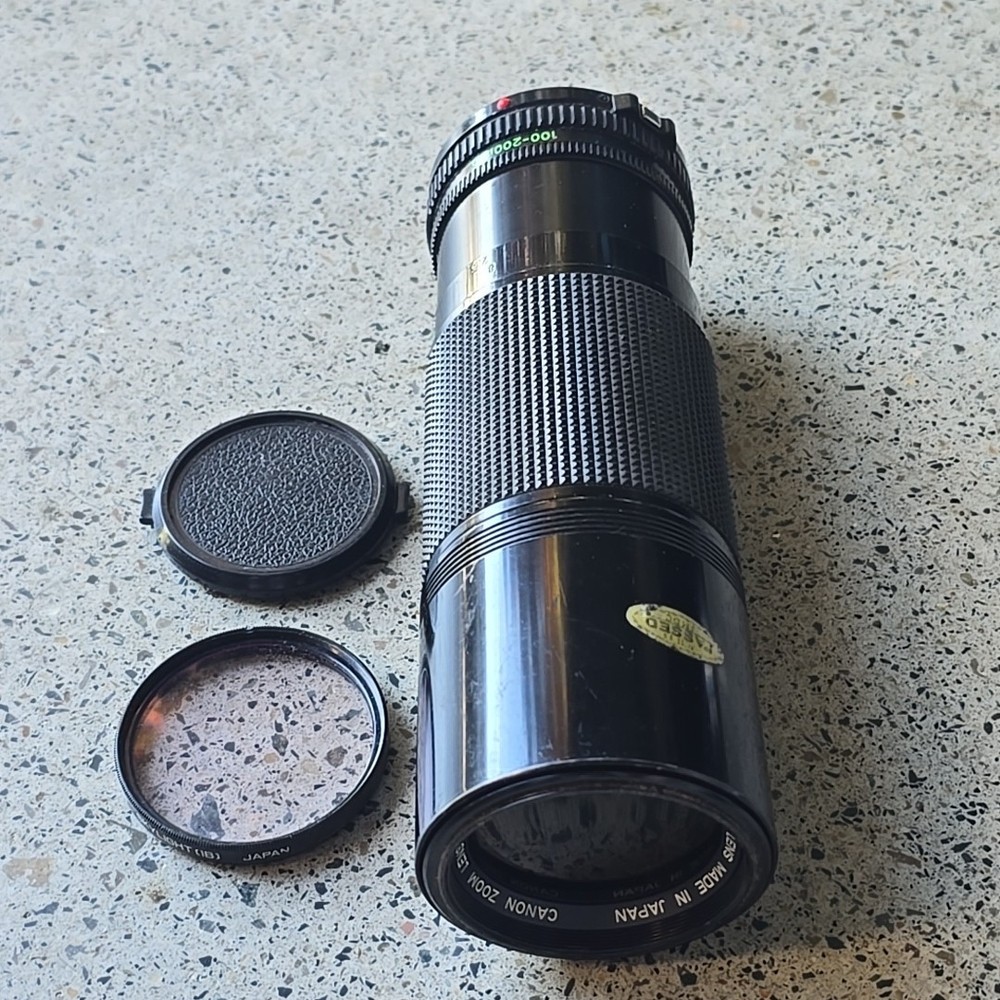 Canon FD 100-200mm f/5.6 Zoom Lens Tested Fully Functional