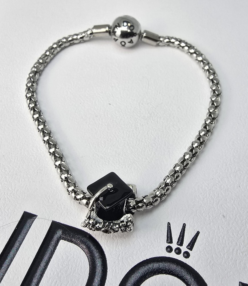 Authentic Pandora Graduation Bracelet with S925 Sterling Silver 7 Inches