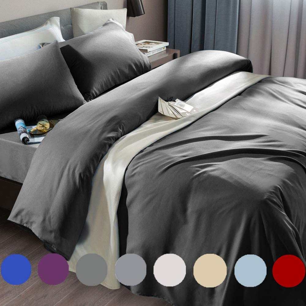 Bed Sheet Set Super Soft Microfiber 1800 Thread Count Luxury Egyptian Sheets Fit