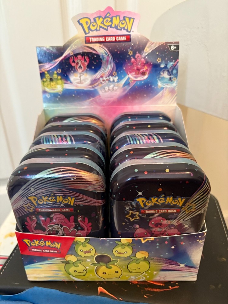 Pokemon Scarlet & Violet Paldean Fates Mini Tins