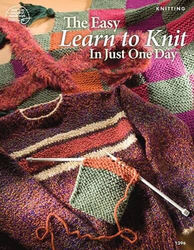 Easy Learn to Knit in Just One Day by Bobbie Matela - Very Good Paperback