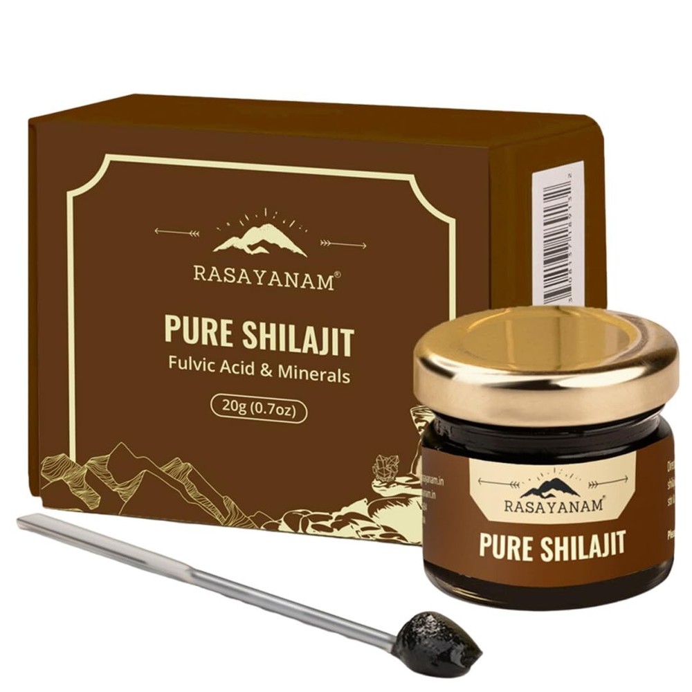 Pure Himalayan Shilajit Resin 20g for Energy & Strength Boost